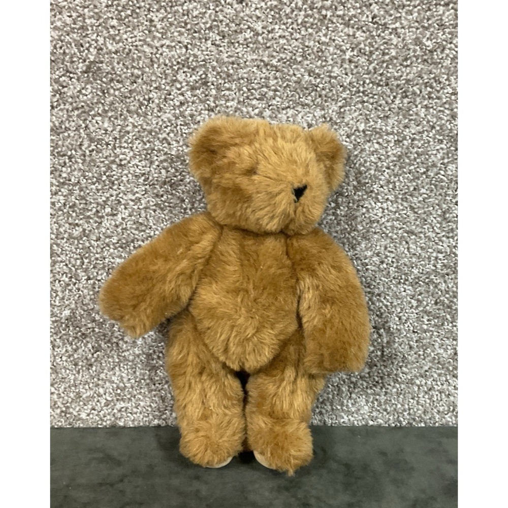 Authentic 1990s Vermont Teddy Bear Stuffed Animal‎ Brown Plush 16" Fully Jointed